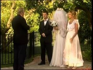 Cheating Bride Sex - Cheating bride gets her twat mercilessly fucked by the best man