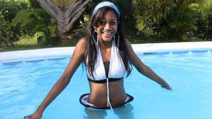 black girl pool - 