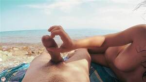 hand job on the beach - Parannanza Femdom Handjob - Handjob At The Beach | Femdom POV