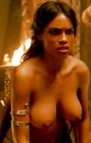 celebrity ebony tits - Rosario Dawson see perfect nude tits of this lovely ebony celeb - Pichunter