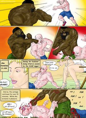 interracial blonde anime - Interracial- Blonde in White free Cartoon Porn Comic | HD Porn Comics
