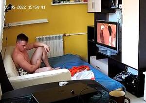 Jerking Off Watching - Watch Masturbation Piter Watching porn and jerking off may 05 | Naked  people with Auriel in Living room | The biggest Voyeur Videos gallery