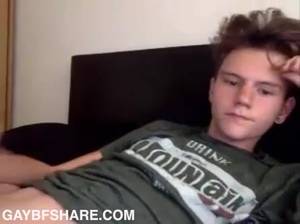dick horny web cam - Serious twink flashing his a-hole and jerking off by Twink BF Videos