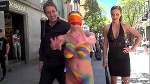 Bodypaint Public - Body painted nakes slut in public - XVIDEOS.COM