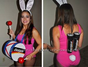 Halloween Sexy Costumes College - Sexy Energizer Bunny Costume