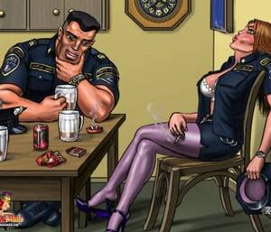 cartoon police porn xxx - Police Work | Erofus - Sex and Porn Comics