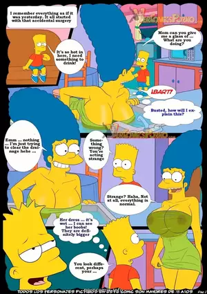 Bart And Marge Simpson Porn Old Habits - Old Habits 3 - The Simpsons - KingComiX.com