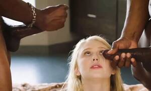 blacks on blondes cumshots - Black on Blondes Cumshot Facial Compilation watch online or download