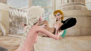 naughty elsa lesbian sex - Frozen lesbian - Elsa x Anna - 3D Porn - XVIDEOS.COM
