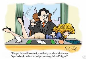 blonde spanking cartoon - Cartoon