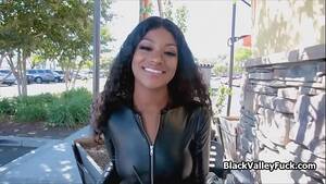 ebony leather - Big tit black leather babe pov fucked by white - XVIDEOS.COM