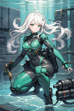 anime mecha girl hentai - Mecha Diver Suit - Anime Porn Vids