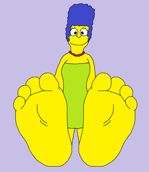 Marge Simpson Cartoon Porn Feet - Marge Simpson's Bare Feet Tease by JohnRobertHall on DeviantArt
