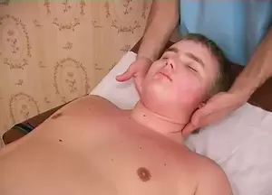 Chubby Gay Russian Porn - Russian Fat Cub Boy Gets Massaged | xHamster