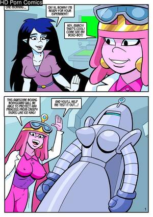 adventure time shemale porn cartoon - Adventure Time - Bubblegum's Boxer Bot comic porn | HD Porn Comics