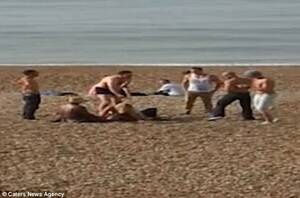 couple nude beach xxx - Couple have sex on Brighton Beach in broad daylight in front of children |  Daily Mail Online