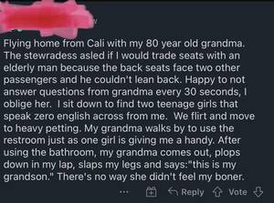 80 Year Old Grandma Sex - This grandma felt the need to remind everyone who her grandson is on his  lap : r/thatHappened