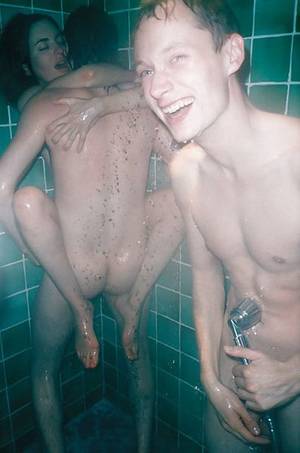 amateur public sex - Bareback Orgy In Public Toilet with my best friend's girlfriend