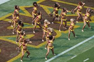 asian nfl cheerleaders nude - Washington's NFL Cheerleaders Say They Had To Pose Topless As VIPs Watched  â€“ Houston Public Media