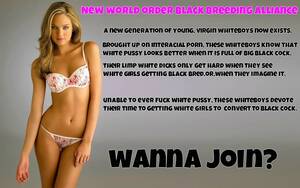 breeding ebony sluts - New World Order Black Breeding Alliance â€“ Black Cock Cult