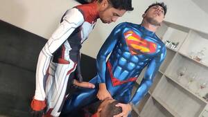 Gay Superhero Porn - Gay videos: superhero raw threesome - ThisVid.com