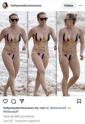 Hilary Duff Porn - Men who have never seen a real woman decide that Hillary Duff is a man :  r/badwomensanatomy