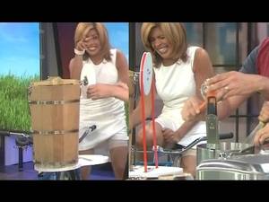 Hoda Kotb Porn - Funny video of cat swinging from fan