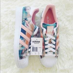 Adidas Women Porn - Adidas Shoes - Floral and Coral Adidas Superstar Sneakers | SNEAKER PORN//  | Pinterest | Adidas shoes, Adidas and Adidas superstar
