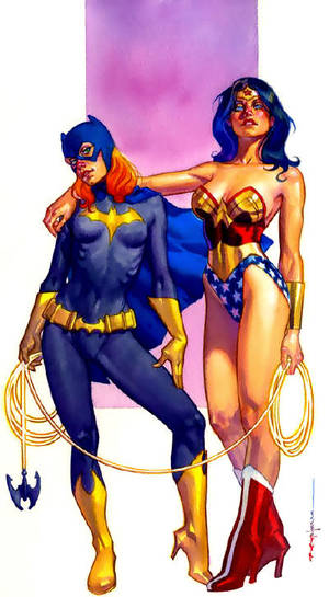 Batgirl Porn Cosplay Wonder Woman - Batgirl and Supergirl | ... Doujin Wonder Woman Supergirl Batgirl Catwoman  Nude and Porn