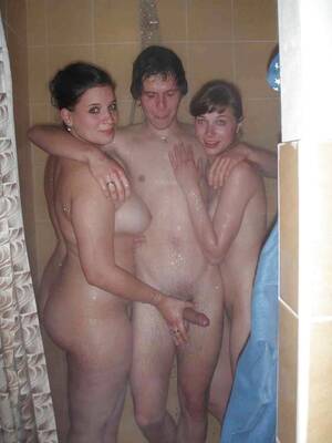 college threesome party shower - University Teen Shower Threesome | MOTHERLESS.COM â„¢