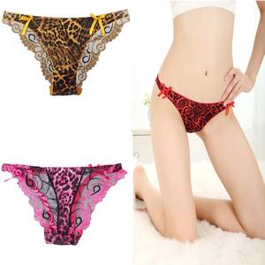 lace panties porn - 1 pc Erotic Porn Women charming Sexy Lace Panties Briefs Knickers Lingerie  Underwear Leopard V String G String Underpants -in Panties from Novelty &  Special ...
