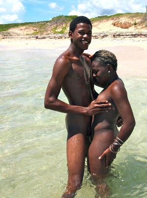 naked african couple - African couple having sex on rest on sea side, big picture #5.