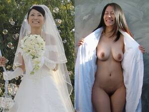 asian dressed undressed brides - Wedding Dress Porn Pic - EPORNER