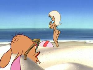 animated naked beach - Ren and Stimpy Adult Party Cartoon: Naked Beach Frenzy Gallery - Page 11 -  Comic Porn XXX