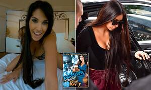 kim kardashian sex tape cartoon - Kim Kardashian's sex tape turned into virtual reality 'experience' by porn  website | Daily Mail Online