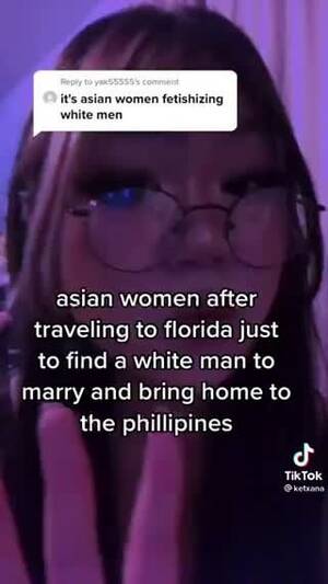 Asian Guy Porn Captions - Asian Tiktokker implies there's no such thing as white fever and that there  aren't some Asian women that travel to find a white guy. : r/aznidentity