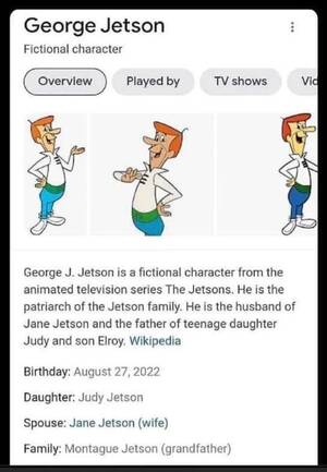 Jetsons Cartoon Reality Porn - George Jetson will be born in two months : r/Damnthatsinteresting