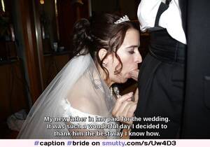 Bride Cum Swallow Porn Captions - Bride Bj Captions