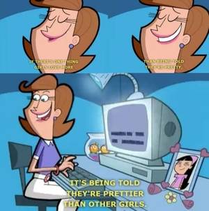 Fairly Oddparents Mom Bathrobe - That moment when Fairly Odd Parents drops some spot on advice