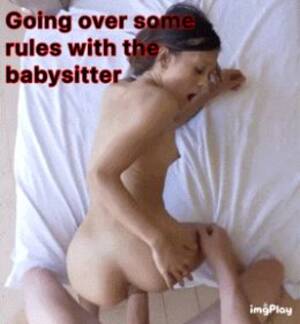 Female Babysitter Porn Captions - Babysitter Caption GIFs - Porn With Text