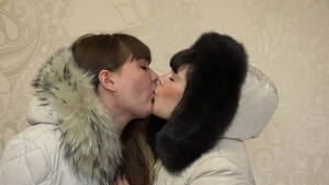 chubby lesbians fuck - Chubby lesbians in down coats fuck each other with a strapon Homemade  fetish and nice ass doggy style - XVIDEOS.COM