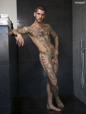 Gay Tattoos Porn - Logan McCree: Berlin Actor Porn, Dj, Gay He is widely-known for his unique  and distinctive tattoos over most of his body, including his penis,  buttocks and ...