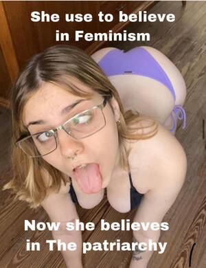 Feminist Porn Captions - Change of believe : r/FuckingFascists