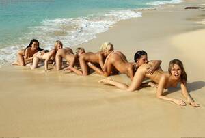 lesbian beach group sex - Nude beach lesbian sex orgy - Justimg.com