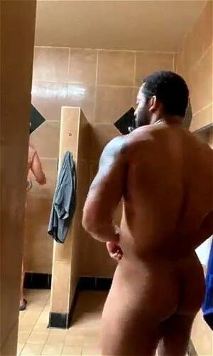 Gay Shower Porn - Watch Gym Shower - Gay, Interracial, Big Black Cock Porn - SpankBang