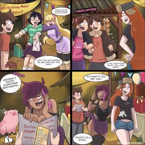 Gravity Falls Candy Lesbian - Dipper gets a slice of goth cake (Gravity Falls) [Hermit Moth] - 1 . Dipper  gets a slice of goth cake - Chapter 1 (Gravity Falls) [Hermit Moth] -  AllPornComic