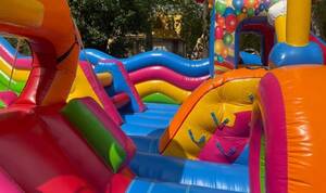 Bouncy Castle Porn - Girl, 4, accidentally hangs herself while jumping on bouncy castle 'as  clueless amusement park staff looked at phones' | The US Sun
