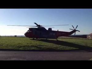 Helicopter Porn - Helicopter porn - takeoff at 8m 38s of Royal Navy Rescue 177 - Whitehaven -  HM Coastguard -RNLI