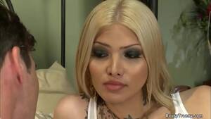 beautiful blonde tranny videos - Beautiful blonde shemale anal fucks man - XVIDEOS.COM