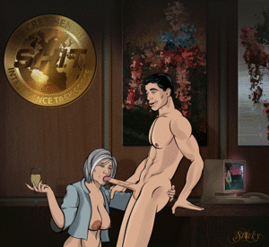 Archer Porn Mom - Xbooru - animated archer (series) bouncing breasts deepthroat fellatio  female gif incest loop male/female malory archer mother & son oral sterling  archer sticky (artist) | 324398